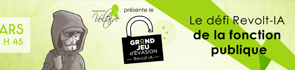 Bannière Le défi Revolt-IA de la fonction publique