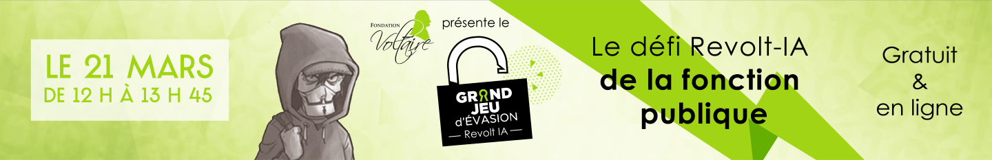 Bannière Le défi Revolt-IA de la fonction publique
